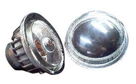 Fog Lamp Aluminium Reflectors And Clear Glass Lens